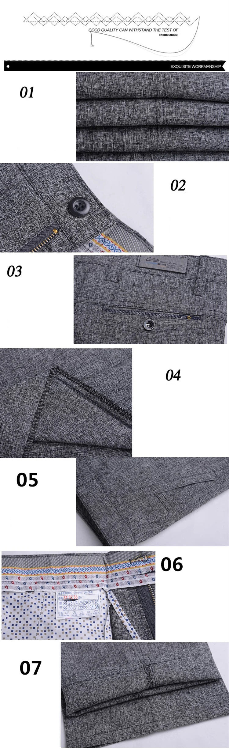 MRMT 2025 Brand Men's Trousers Middle-aged Men Trousers Casual Loose Thin Pants for Male Straight High Waist Man Trouser Pant