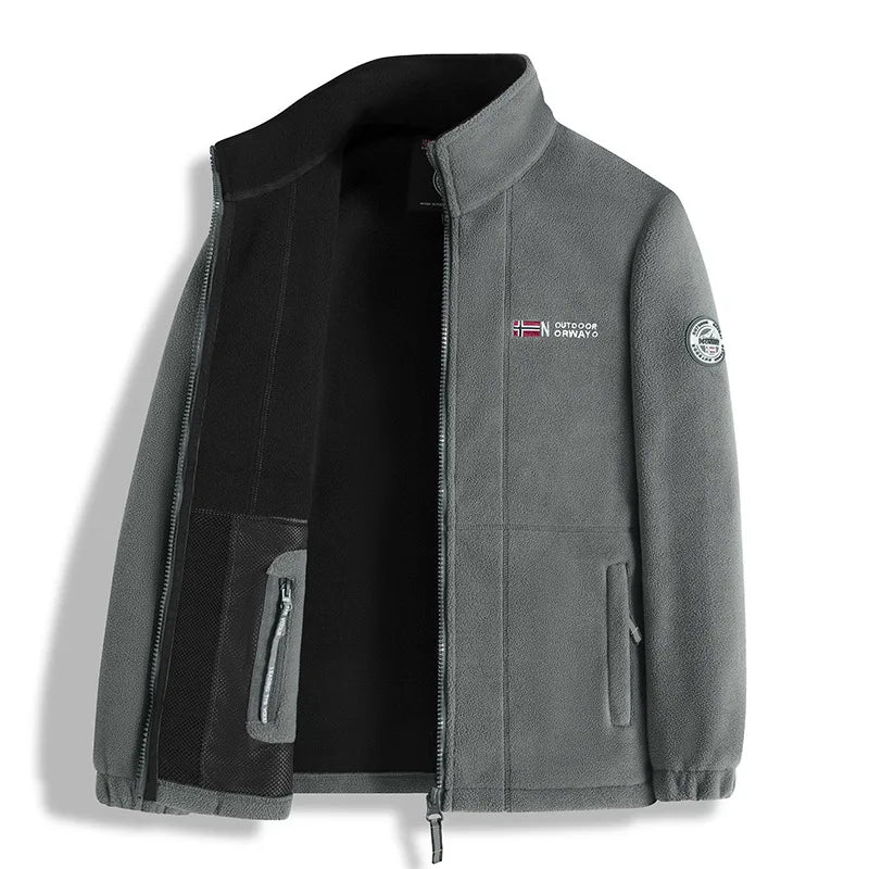 Men's Fleece Jacket for Autumn and Winter - New Style, Warm & Outdoor Cold-Resistant