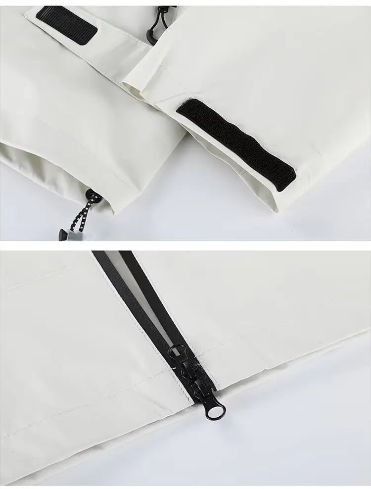 Outdoor Men's Jaet Spring Autumn New Sle Loose Workwear Windproof Waterproof Coat Couple Outerwear Faion Urban Youth