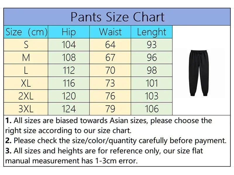 Letter Print men's Pants Autumn Winter New Sport Jogging Trousers Fitness Loose Fit Clothing Solid Color Outfit Streetwear Pants