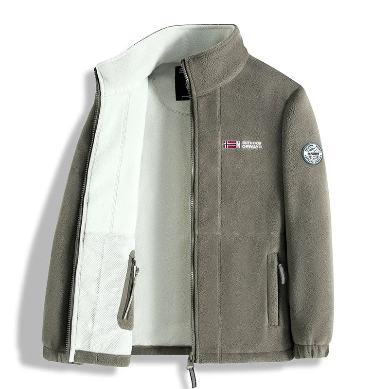 Men's Fleece Jacket for Autumn and Winter - New Style, Warm & Outdoor Cold-Resistant