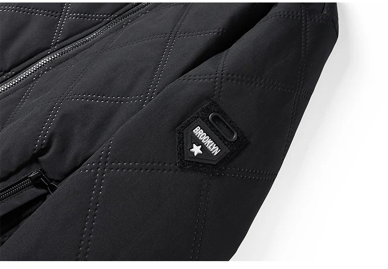 mens Parka Men's Jacket Winter New down jacket Solid color Warm Jackets men business leisure coat teenager coats size M-5XL 2568