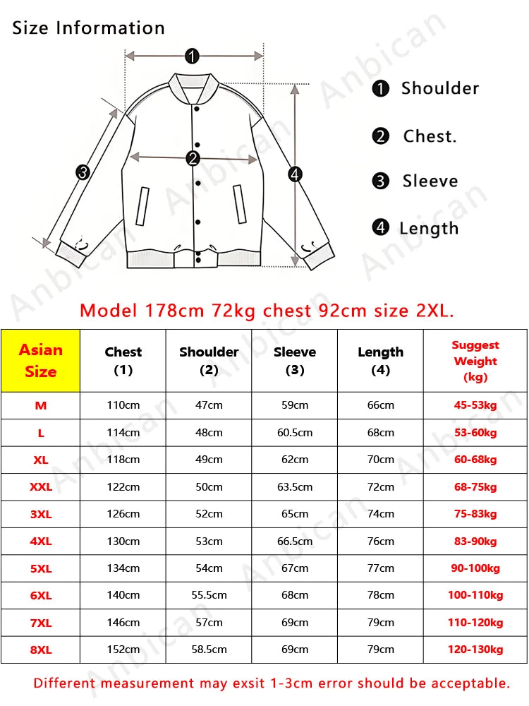 Men's Winter Fleece Jacket with Zip Pockets Classic Style Windproof Thickened Warm Hoody Coat Plus Size 6XL 7XL 8XL