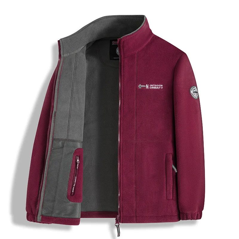 Men's Fleece Jacket for Autumn and Winter - New Style, Warm & Outdoor Cold-Resistant