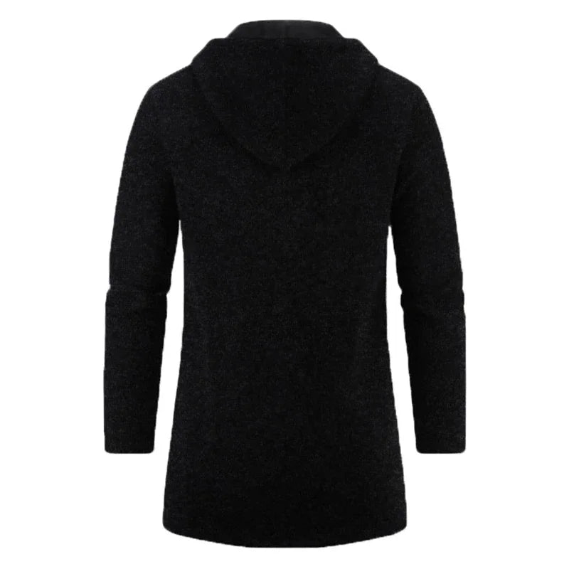 Autumn Men's Long Sleeve Sweatshirts for Men with Zipper Hooded Mens Oversize Winter Top Jacket Coat Warm Streetwear