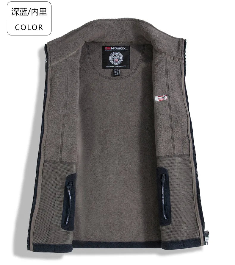 Men's Fleece Jacket for Autumn and Winter - New Style, Warm & Outdoor Cold-Resistant