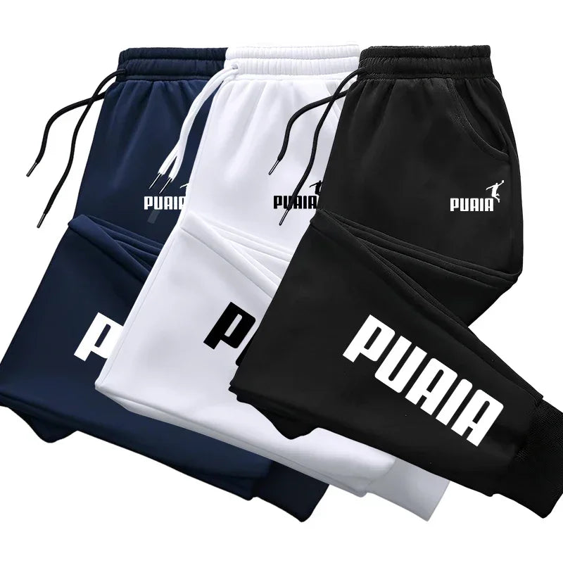 Letter Print men's Pants Autumn Winter New Sport Jogging Trousers Fitness Loose Fit Clothing Solid Color Outfit Streetwear Pants